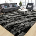 Soft Fluffy Rugs for Bedroom, 4x6 Area Rug for Living Room, Modern Shaggy Room by Tepook