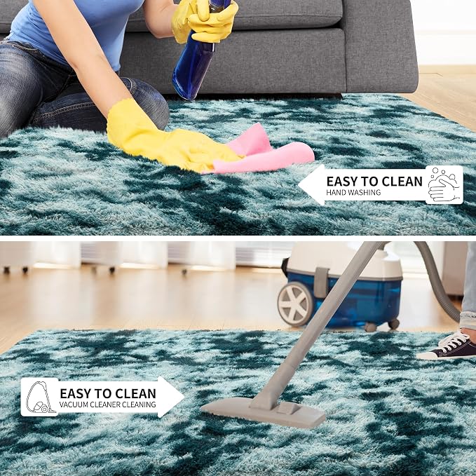 Fluffy Large Rugs for Living Room, Area Rug 6x9 Soft Carpet for Bedroom - Image 6