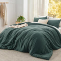 Bedsure Super King Comforter Set, Forest Green Soft Prewashed Bedding by Unknown