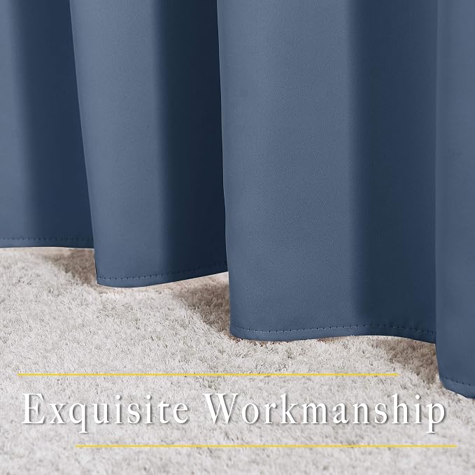 NICETOWN Bedroom Blackout Curtains and Drapes 54 inch Long - Image 6