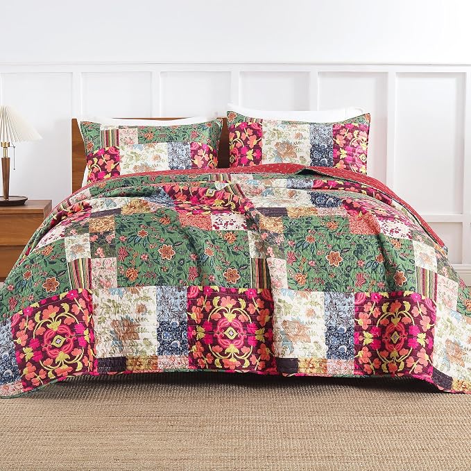 Queen Quilt Set for Bed - Image 7