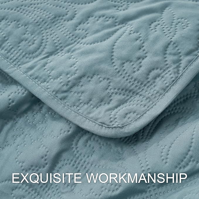 Hansleep Blue Quilt Queen Size - Image 6