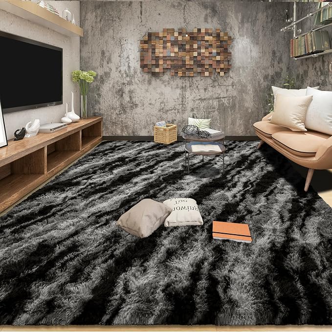 Area Rugs 9x12 for Living Room, Super Soft Fluffy Rugs for Bedroom, Modern by Tepook