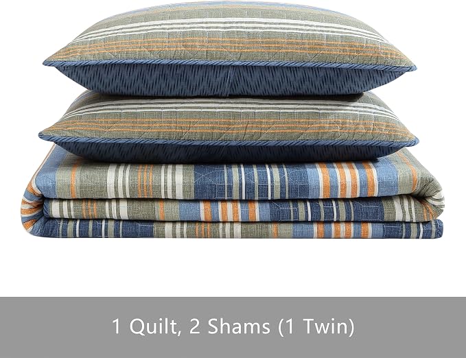 Eddie Bauer - Full/Queen Quilt Set, Reversible Cotton Bedding - Image 5