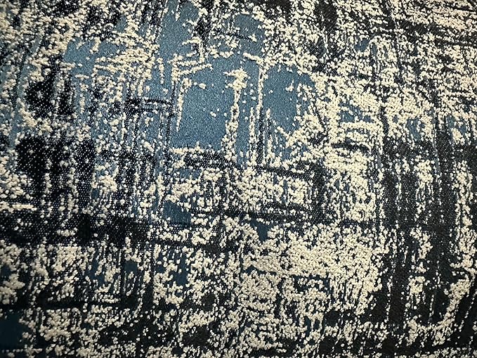 OctoRose 3 Side Zipper Upholstery Thick Linen Tweed Blue, Full Size Futon Cover Sofa DayBed Mattress Slipcover (Tweed-Blue, Full Size)