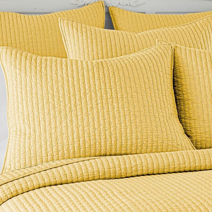 Levtex Home Cross Stitch Reversible Full/Queen Quilt Set - Image 2