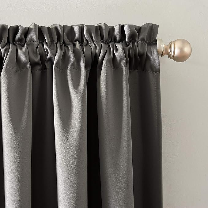 Sun Zero Oslo Theater Grade Extreme Total Blackout Rod Pocket Curtain Panel - Image 3