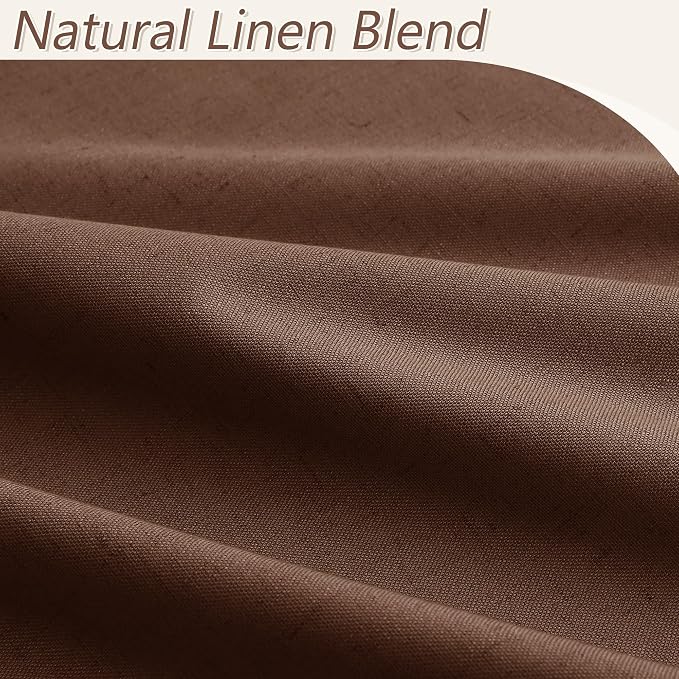 100% Blackout Curtains 90 Inch Length 2 Panels Set - Image 3