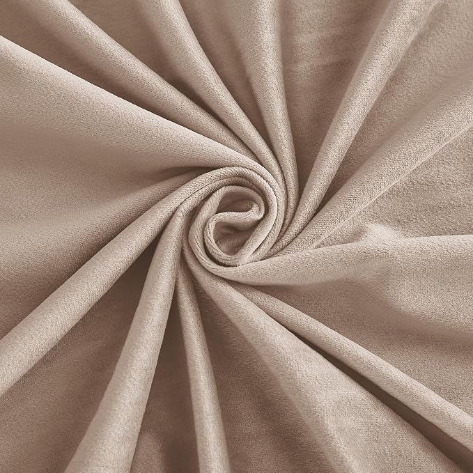 RYB HOME Velvet Curtains 108 inches Length, Back Tab & Rod Pocket Soft Fabric - Image 5