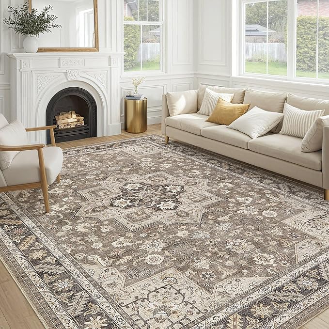 cotiled 7x10 Area Rug for Living Room, Traditional, Dining Room, and Home Office by COTILED