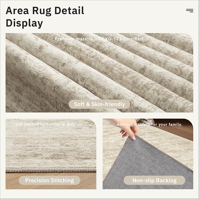 Soalmost Hallway Runner Rug 2'6"x10' Non-Slip Runners - Image 6