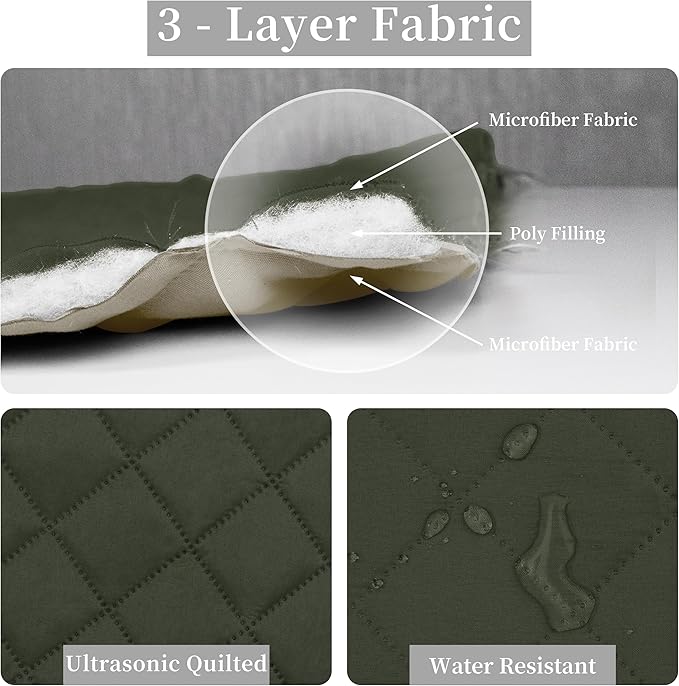 Easy-Going Reversible Quilt Set Twin, Bedspread - Image 5