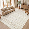 cotiled Boho 9x12 Area Rug for Living Room: Large Moroccan Washable Rug | Stain by COTILED