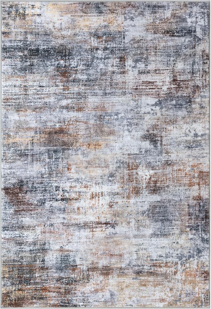 Abstract Area Rugs 6x9 Ft Washable Rugs - Image 10