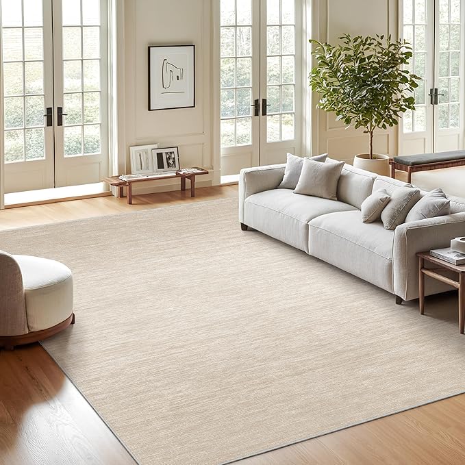 9x12 Area Rug Non Slip, Large Washable Rugs - Image 3