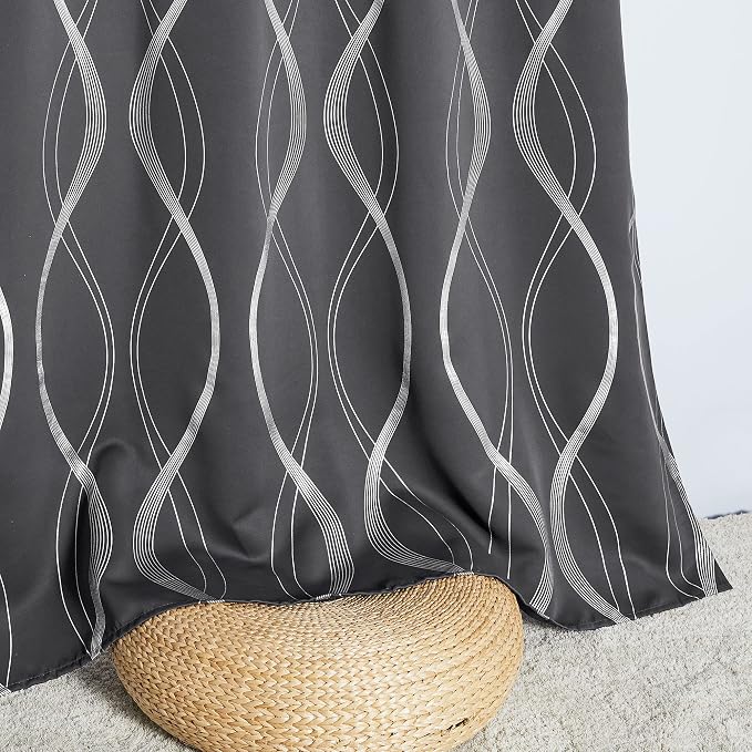 NICETOWN Bedroom Blackout Curtains Panels - Image 5
