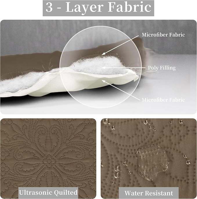 Easy-Going Reversible Quilt Set Twin, Bedspread - Image 5