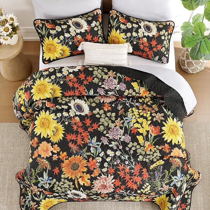 Yiran Floral Quilts Queen Size - Image 3