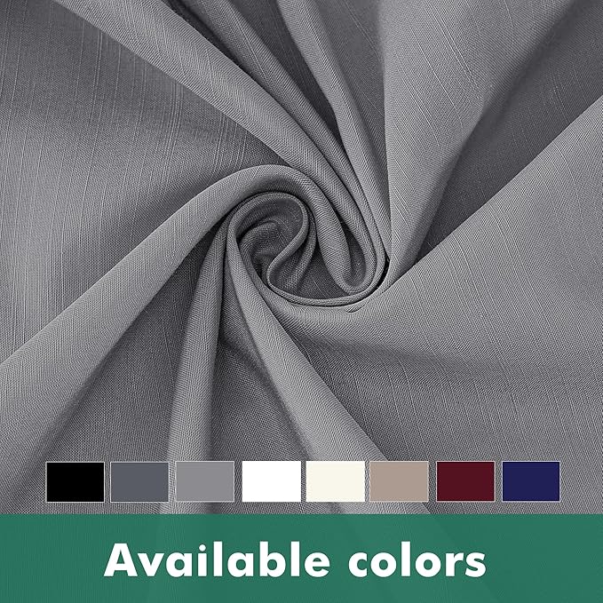Biscaynebay Wrap Around Bed Skirts with Split Corners for King Beds 18" Drop, Silver Grey Adjustable Elastic Dust Ruffles Easy Fit Wrinkle Resistant Silky Luxurious Fabric Machine Washable