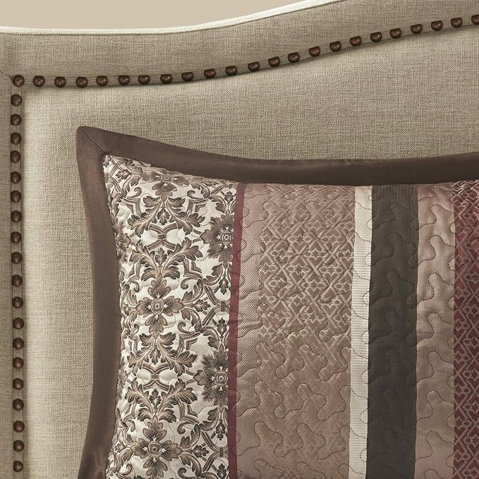Madison Park Queen Quilt Bedding Set, Reversible Quilted Bedspread Set - Image 8