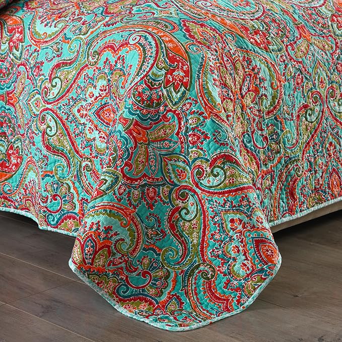 Etwel Lightweight Cotton King Size Quilt Set - Image 8