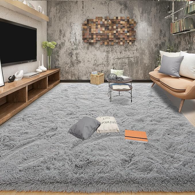 Area Rugs 10x14 for Living Room, Super Soft Fluffy Rugs for Bedroom, Modern by Tepook