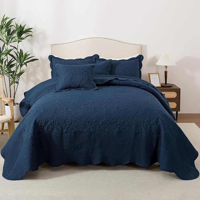 HoneiLife Oversized King Bedspreads 5-Piece - Image 4