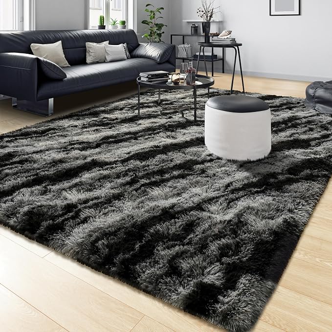 Soft Fluffy Rugs for Bedroom, 4x6 Area Rug for Living Room, Modern Shaggy Room - Image 8