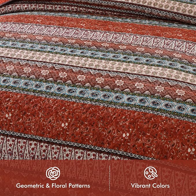 Etwel Lightweight Cotton King Size Quilt Set - Image 2