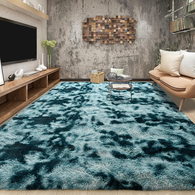 Fluffy Large Rugs for Living Room, Area Rug 6x9 Soft Carpet for Bedroom by Tepook