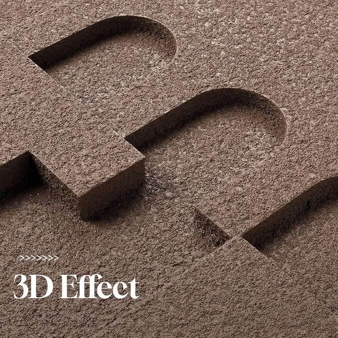 3D Textured Round Neutral Abstract Wall Art Set, 3 Piece Mid-Century Modern - Image 4