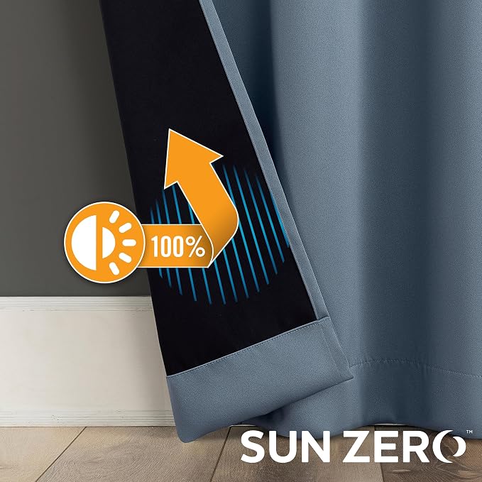 Sun Zero Nordic 2-Pack Theater Grade Noise Reducing Extreme 100% Blackout - Image 5