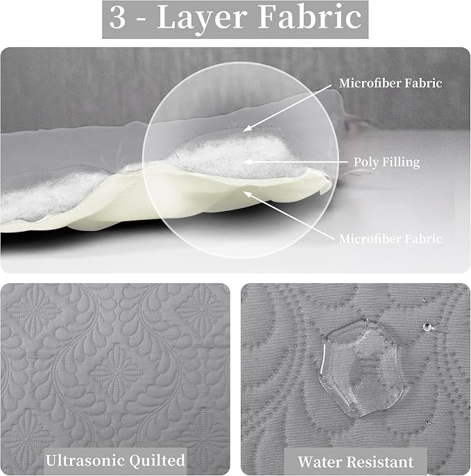 Easy-Going Reversible Quilt Set Twin, Bedspread - Image 5