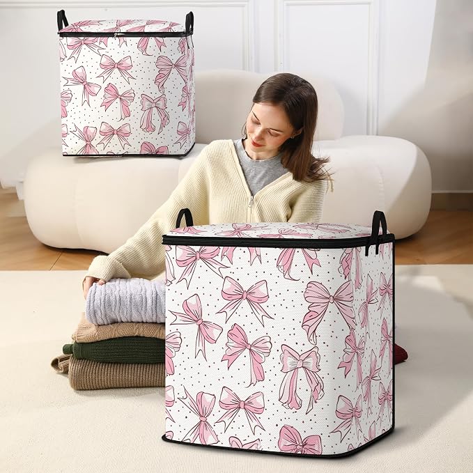 2pcs blanket storage bag for under bed, closet organizers 95L | clothing - Image 5