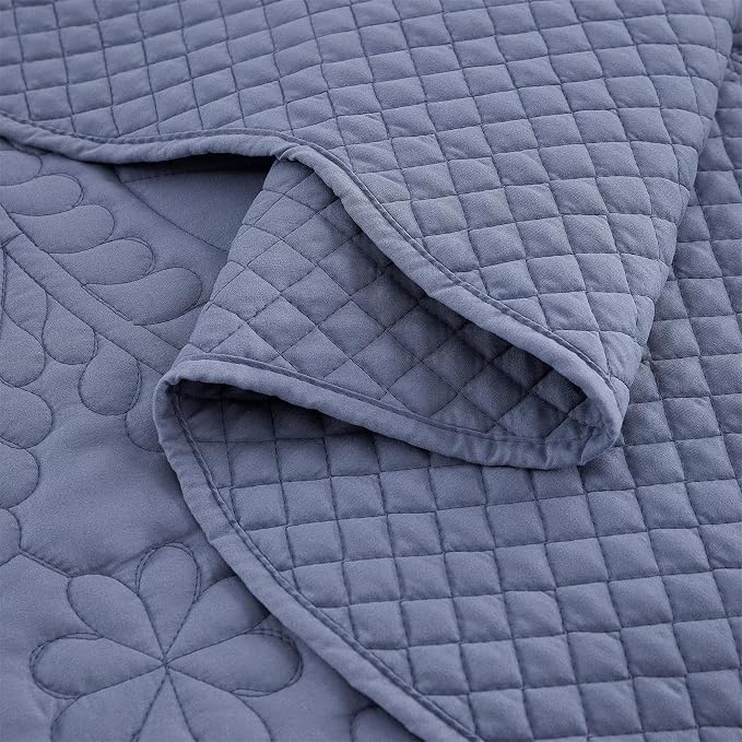 Cmfshape Oversize King Size Bedspread 128"x120", 3 Piece California King Quilt - Image 7