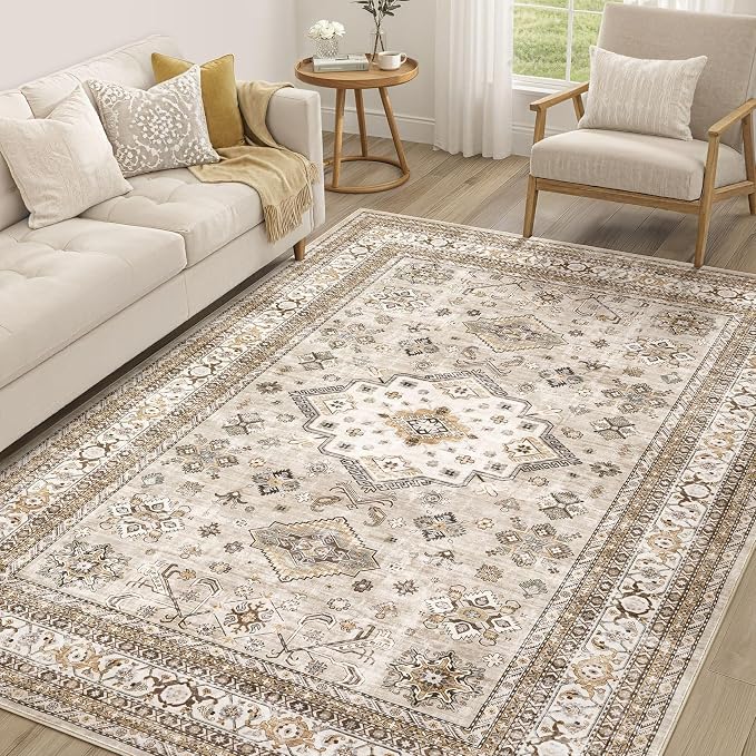 cotiled 5x8 Area Rug for Living Room, Traditional, Dining Room, and Home Office by COTILED