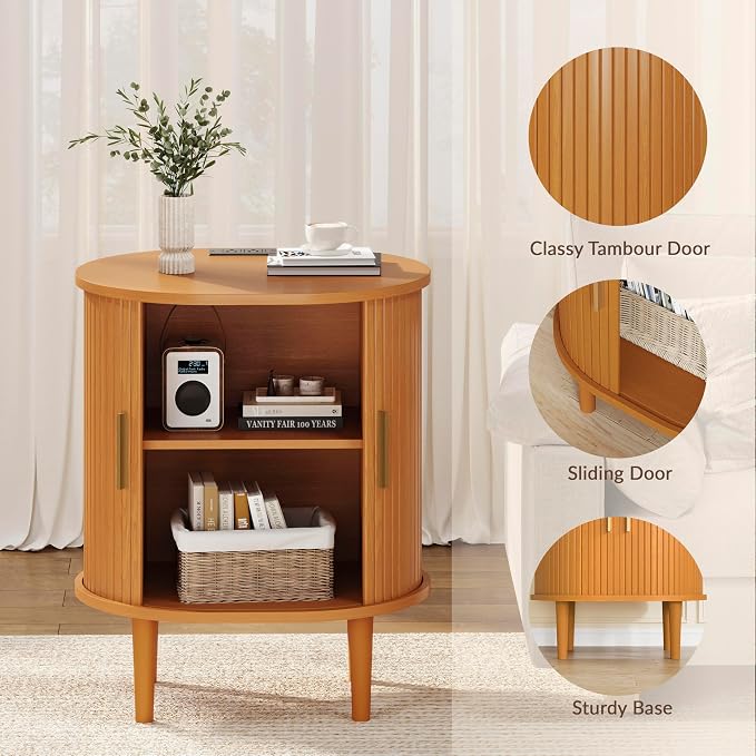 DHH Mid Century Modern Nightstand - Image 7