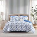 Laura Ashley – Queen Comforter Set, Reversible Floral Bedding by Unknown