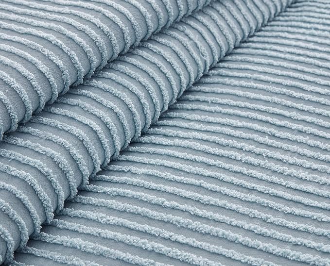 Beatrice Home Fashions King Channel Chenille Bedspread, lightweight tufted 100% - Image 5