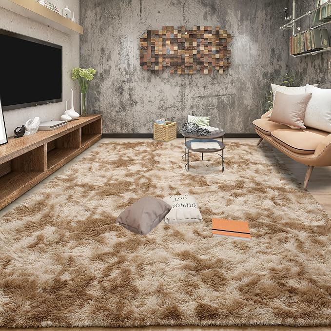 Area Rugs 9x12 for Living Room, Super Soft Fluffy Rugs for Bedroom, Modern by Tepook