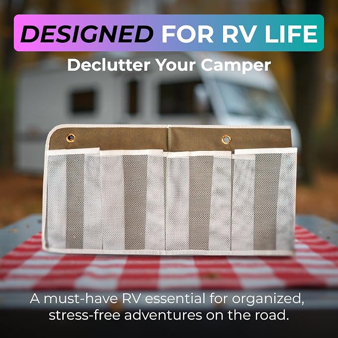 RV Shoe Storage for Bedside - Image 8