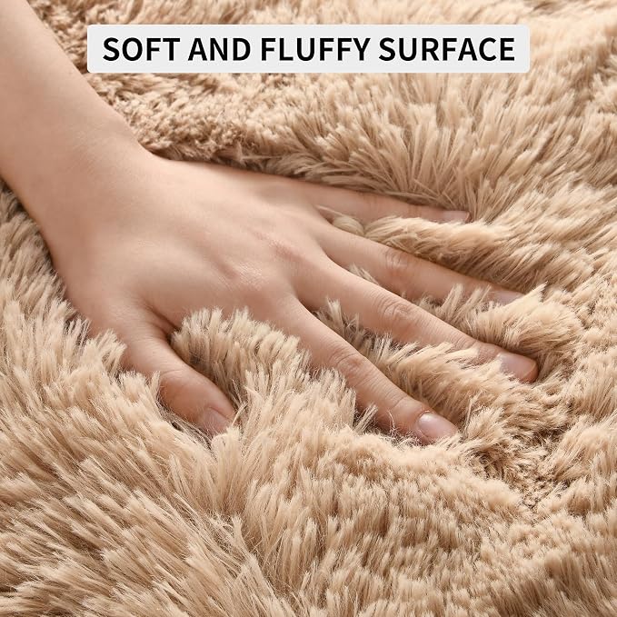 Super Soft Fluffy Rugs for Living Room, Area Rugs 8x10 for Bedroom, Modern - Image 6