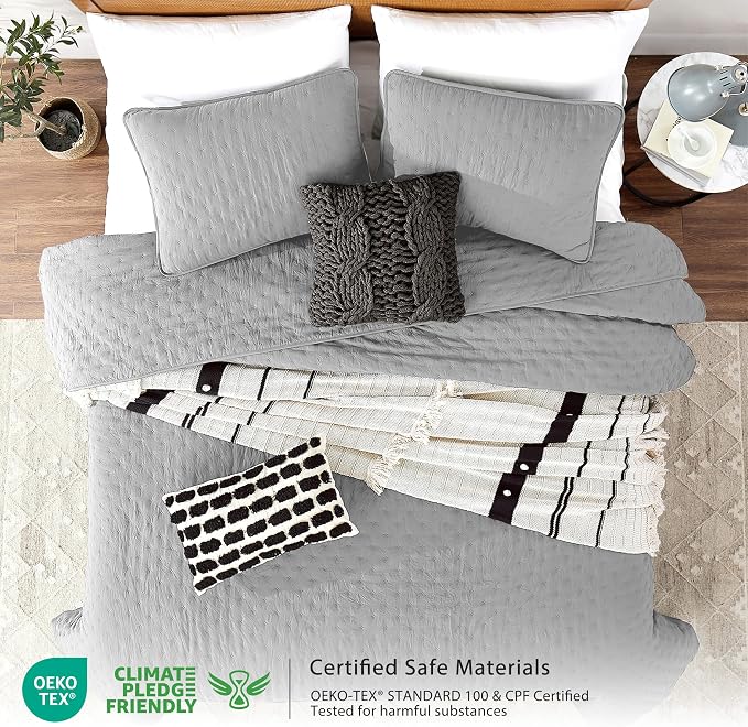 ROARINGWILD California Cal King Size Quilt Bedding Sets - Image 2