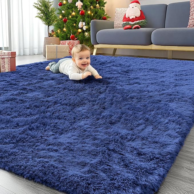 OLANLY 7x7 Machine Washable Large Area Rugs by OLANLY