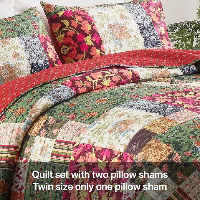 Queen Quilt Set for Bed - Image 2