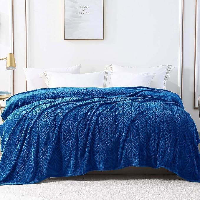 Whale Flotilla Fleece King Size Bed Blanket, Lightweight Breathable Soft - Image 8