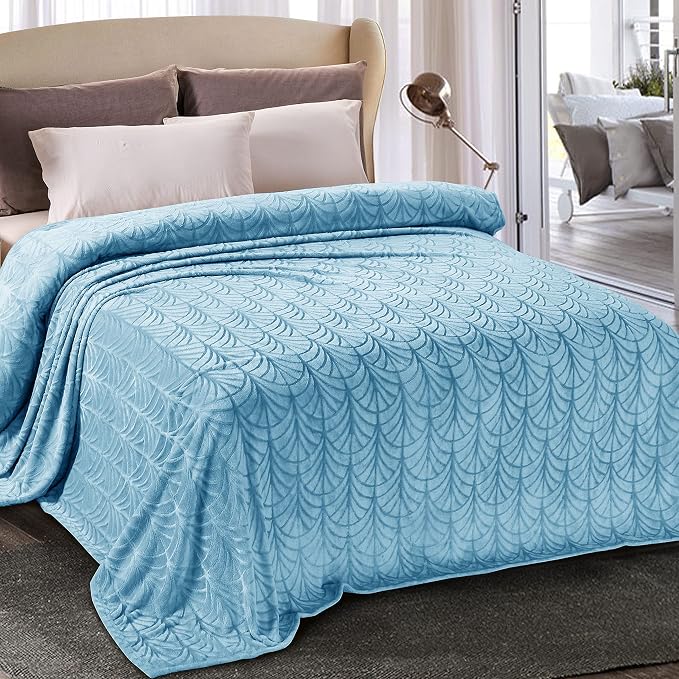 Whale Flotilla Soft Flannel Fleece Twin Size Blanket by WHALEFLOTILLA