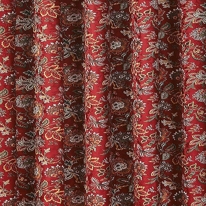 Waverly Navarra Crimson Window Panel - Image 3
