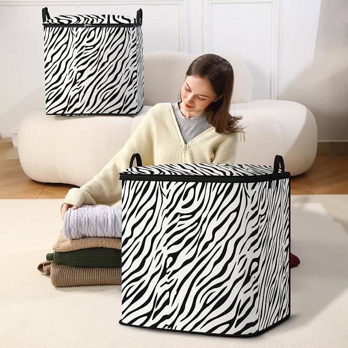 2pcs blanket storage bag for under bed, closet organizers 95L | clothing - Image 5