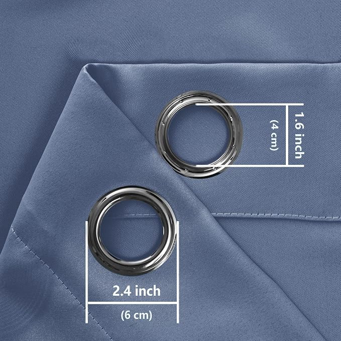 Blackout Curtains for Bedroom, 38 x 72 Inches Long, Window Curtains for Living - Image 9